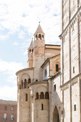 Fototapeta na wymiar Cathedral of Saint Mary of the Assumption and Saint Geminianus. Modena, Italy