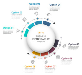 Vector infographic template