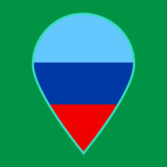 Fototapeta premium Luhansk Peoples Republic flag icon travel vector