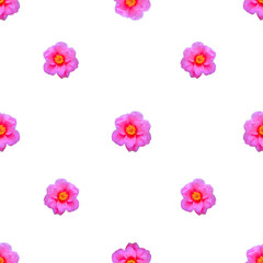 Naklejka premium Floral Collage Pattern