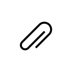 Obraz premium paper clip icon vector template