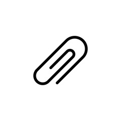 Obraz premium paper clip icon vector template