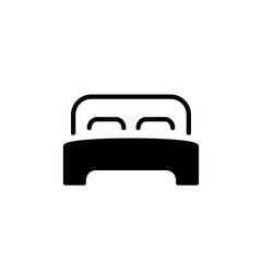 Vector illustration, bed icon design