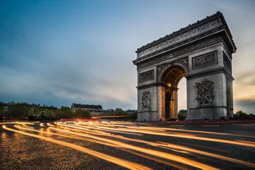 Foto op Aluminium arch of triumph in paris © JorgeIvan