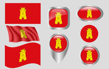 Flag of Middelburg, Netherlands