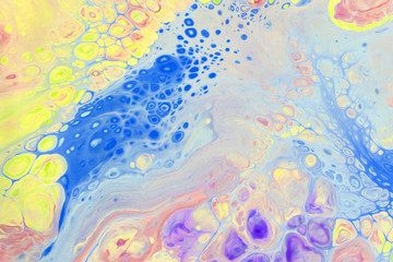 Fototapeta na wymiar Poisonous toxic watercolor abstract colorful background. Designer background