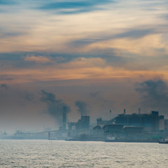 Obraz premium Marine and industrial, atmospheric