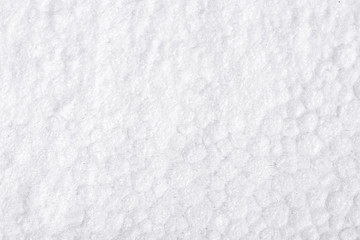 White, textured foam, styrofoam background