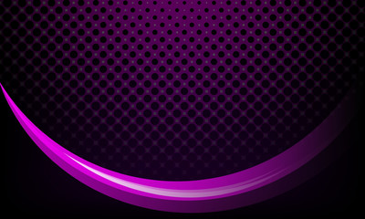 Abstract creative purple background, bright shiny element, space for text or logo.