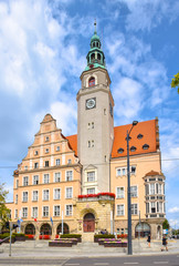New Town Hall in Olsztyn, seat of the Olsztyn authorities since 1915, Warmian-Masurian Voivodeship, Poland.