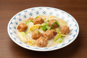 白材のクリーム煮
