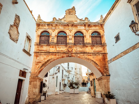 Arco Scoppa of Ostuni (The White Town) - Puglia - Italy