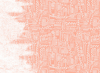 Modern multicolor spotted pop art digital composition with lines, dots and arrows.