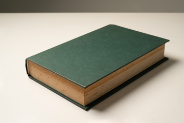 Green book on the table