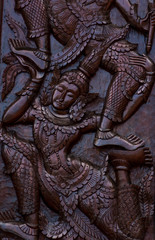 detail of traditional door