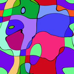 Funny drawing of curved lines