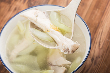 Grass carp fish soup，Fish broth