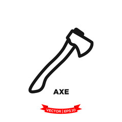 axes vector icon in trendy flat style 