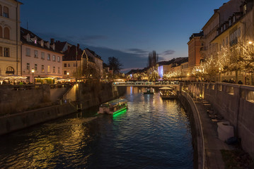 Fototapeta premium Advent in Ljubljana