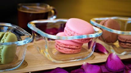 macaroons and coffee