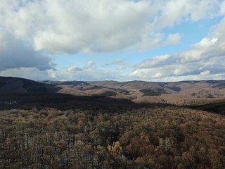 Scenic views from Romania in January 