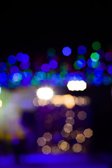 abstract lights bokeh background 