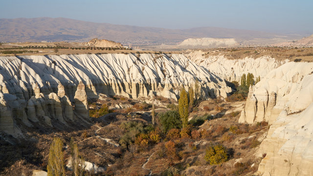 Landscape of the love valley in Cappadocia, Central Anatolia,Turkey.