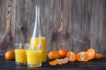 Bottle of orange juice © alex9500