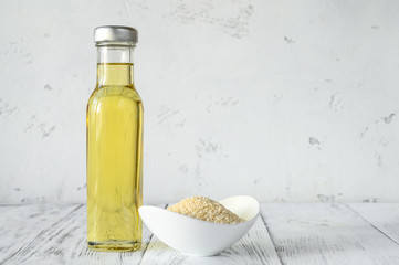 Bottle of sesame oil