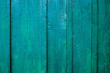 Fototapeta na wymiar Blue wooden background texture. Vertical planks, bars