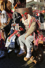 Moscow Maslenitsa Festival 2020. Traditional national celebration in russian folk style. Slavic...