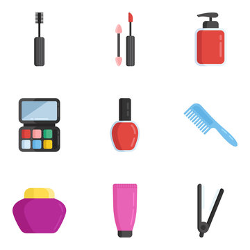  Clothing Accessories Flat Icons Pack
