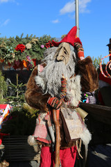 Moscow Maslenitsa Festival 2020. Traditional national celebration in russian folk style. Slavic...
