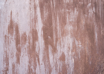 The texture of a sheet of iron painted with paint, subject to corrosion.