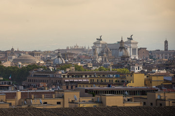 Rome. Italy10.19.2015.Panoramic view of Rome from the Vatican