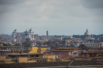 Rome. Italy10.19.2015.Panoramic view of Rome from the Vatican