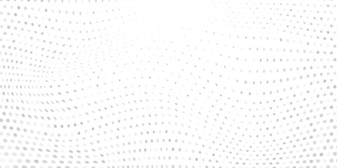 Abstract background made of halftone dots in white and gray colors