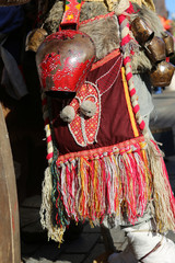 Moscow Maslenitsa Festival. Traditional national celebration in russian folk style. Slavic...