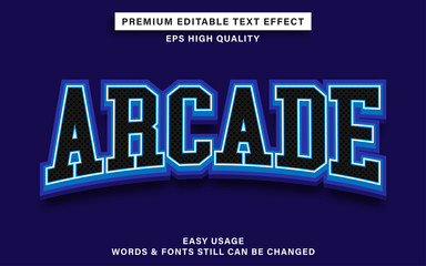 arcade text effect