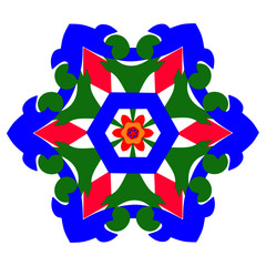 Vector of flower motif dan be used motif of batik, clhoting, sarong,shirt