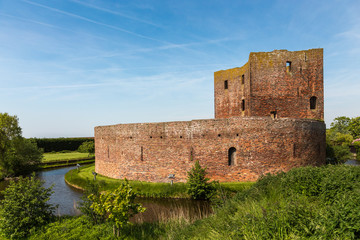 The ruin castle Teylingen in Sassenheim in the Netherlands