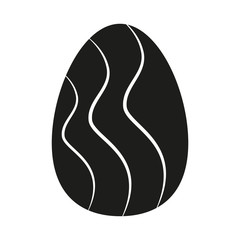 Isolated decorated easter eggs