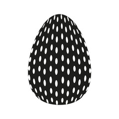 Isolated decorated easter eggs