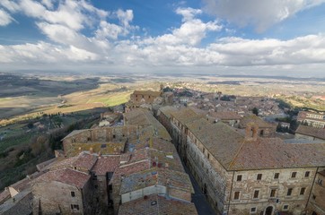 Obraz premium Panorama of Montepulciano seen from above