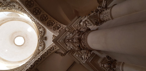Apulia, Italy - detail of inside of old architecture church