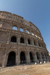 Details of the ruins of the Roman forum in Rome