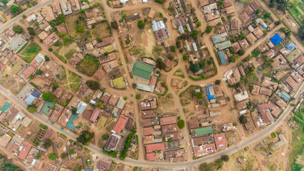 aerial view of the morogoro town