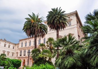 Fototapeta na wymiar Palazzo Barberini palace in Rome, Italy