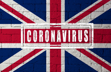 Fototapeta premium Flag of the United Kingdom with original proportions.