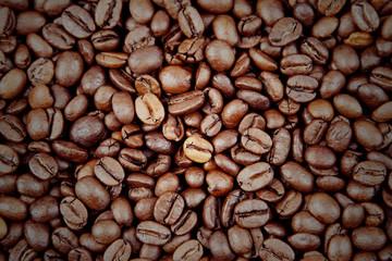 Roasted coffee beans